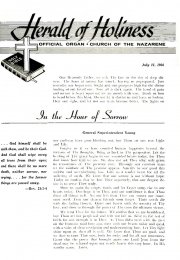 Title Page of Herald of Holiness - July 11, 1956