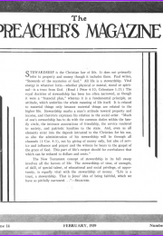 Preacher's Magazine Cover