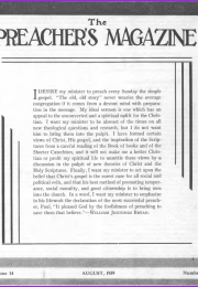 Preacher's Magazine Cover