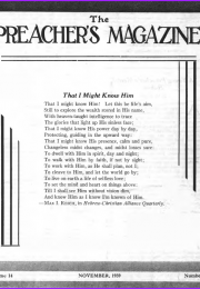 Preacher's Magazine Cover