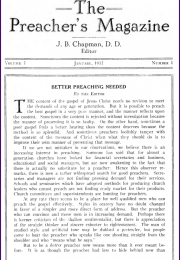 Cover of Preacher's Magazine