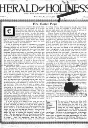 Title Page of Herald of Holiness - April 7, 1915