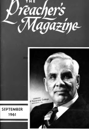 Title Page of Preacher's Magazine Photo of E. E. Martin