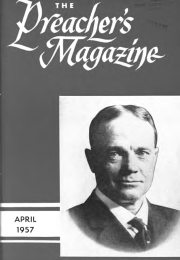 Title Page of Preacher's Magazine Photo of Billy Sunday