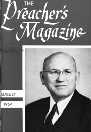 Title Page of Preacher's Magazine Photo of James B. Chapman