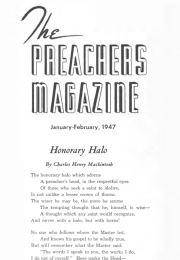 Title Page of Preacher's Magazine