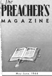 Title Page of Preacher's Magazine