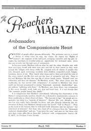 Title Page of Preacher's Magazine