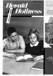 Cover of Herald of Holiness - April 21, 1965