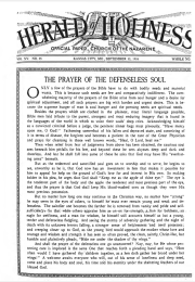 Front page of Herald of Holiness - September 15, 1926