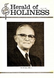 Herald of Holiness - July 13, 1960