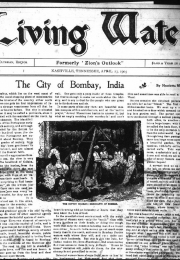 Living Water, Aug. 22, 1912