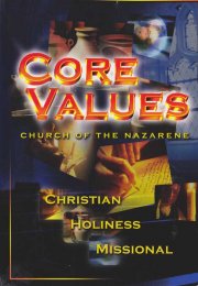 Core Values: Church of the Nazarene (Main Full-length Videos and Core Values Booklets)