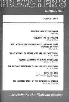 Title Page of Preacher's Magazine