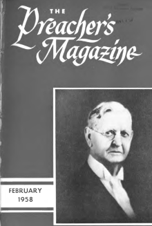 Title Page of Preacher's Magazine Photo of A. M. Hills