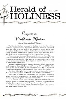 Herald of Holiness - March 11, 1959