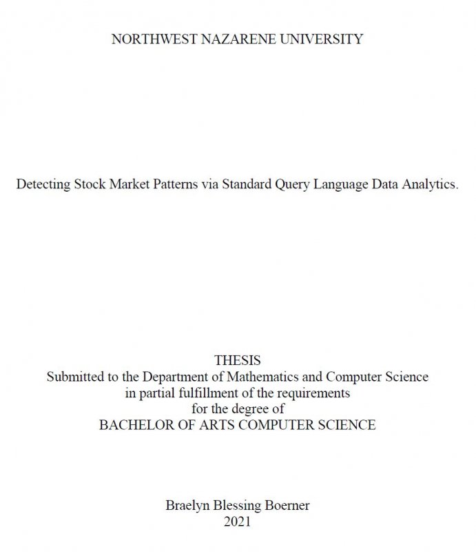 Thesis cover