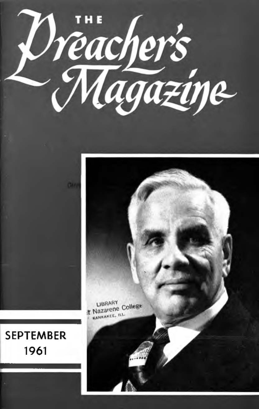 Title Page of Preacher's Magazine Photo of E. E. Martin