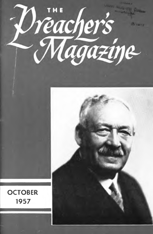 Title Page of Preacher's Magazine Photo of Gipsy Smith