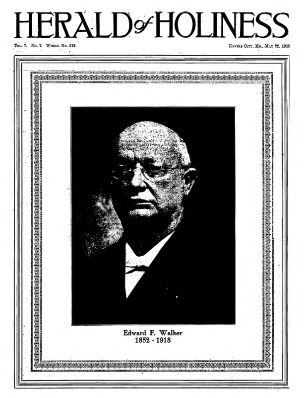 Title Page of Herald of Holiness - May 22, 1918