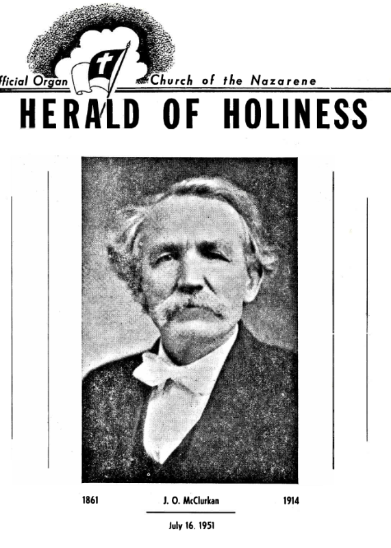 Title Page of Herald of Holiness - July 16, 1951