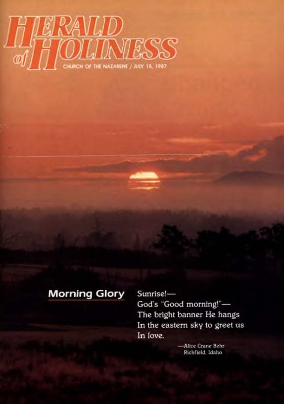 Herald of Holiness - July 15, 1987