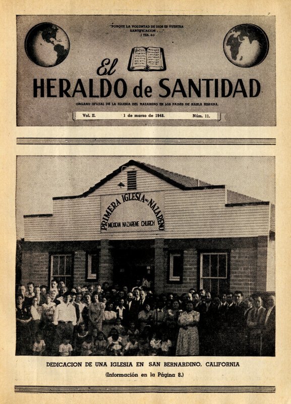 El Heraldo de Santidad, 1 de Marzo 1948, Vol 2 N°11