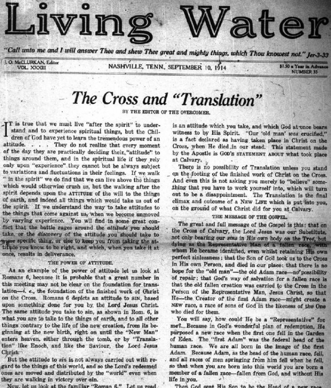 Living Water, Sept. 10, 1914